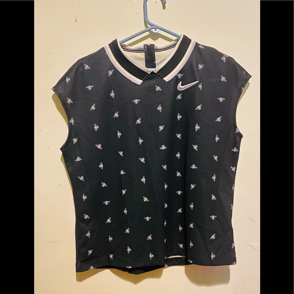 Nike Women's Dri-Fit Bee Tennis Top - Black